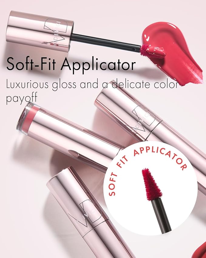 VIDIVICI Millennial Tint Glit - Transfer Proof Moisture Korean Lip Tint with Long-Lasting Color, Lightweight Water Jelly Texture, Hydrating & Smudge-Free Lip Stain, 0.13oz (09 SALTED PEACH)-Velvo Beauty