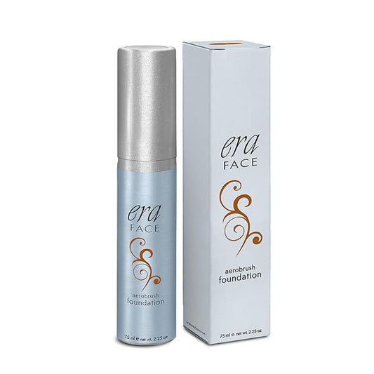 ERA Face spray makeup (R9 Chestnut - 2.25 oz) - airbrush foundation, everyday, buildable, professional spray on cosmetics by Era Beauty-Velvo Beauty