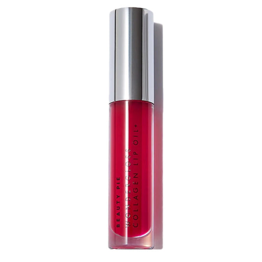 Beauty Pie Wondergloss Collagen Lip Oil + Cherryo 0.13 fl oz – Hydrating, Plumping, Non-Sticky Lip Gloss Oil with Collagen AC Micro-Vectors, Cherry & Hibiscus Oils-Velvo Beauty