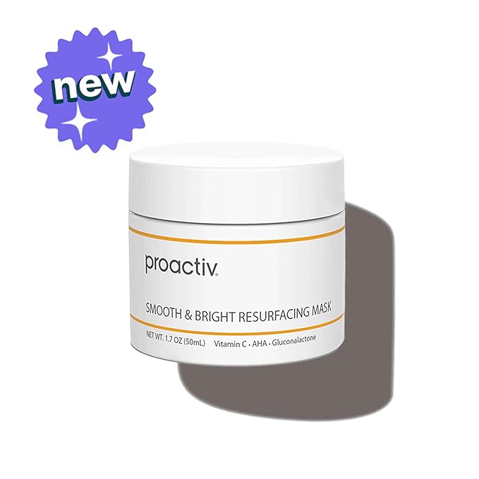 Proactiv Smooth & Bright Resurfacing Vitamin C Face Mask - Targets Post Acne Dark Marks, Hyperpigmentation, Rough Texture, Formulated for Acne-Prone Skin, 1.7 Oz-Velvo Beauty