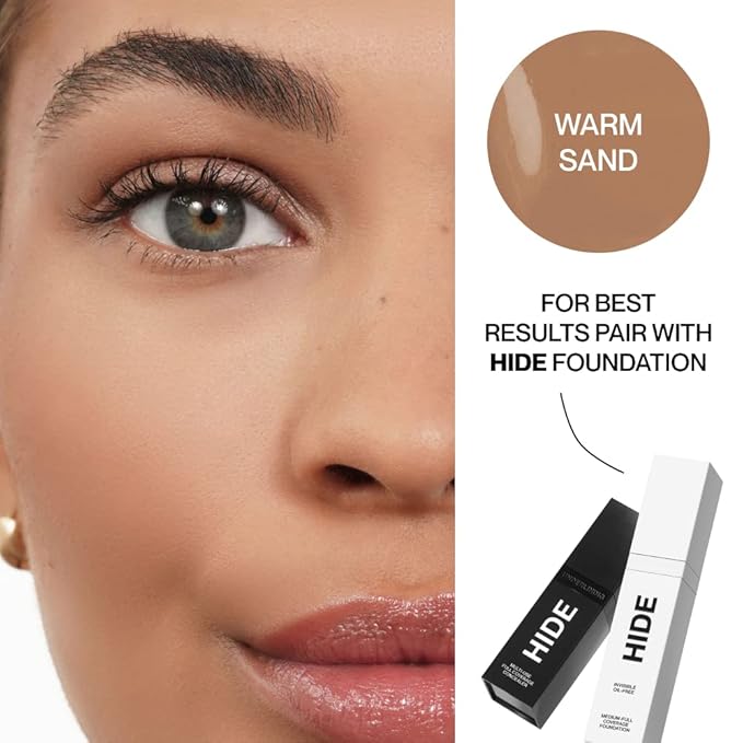 HIDE Liquid Concealer, Warm Sand, 0.5 fl. oz.-Velvo Beauty