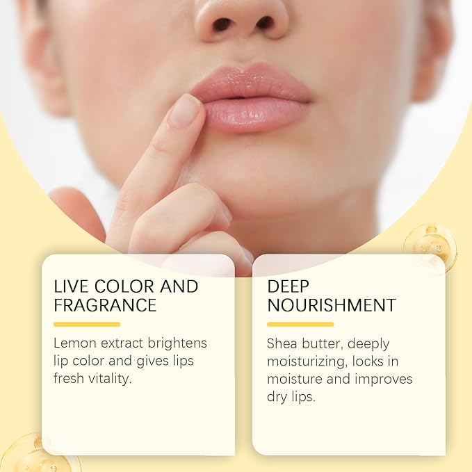 Lemon Lip Balm | All Natural Turmeric Lip Balms & Moisturizers | Hydrates Care Lip Balm, Brighten & Nourish Dark Lips Effortlessly-Velvo Beauty
