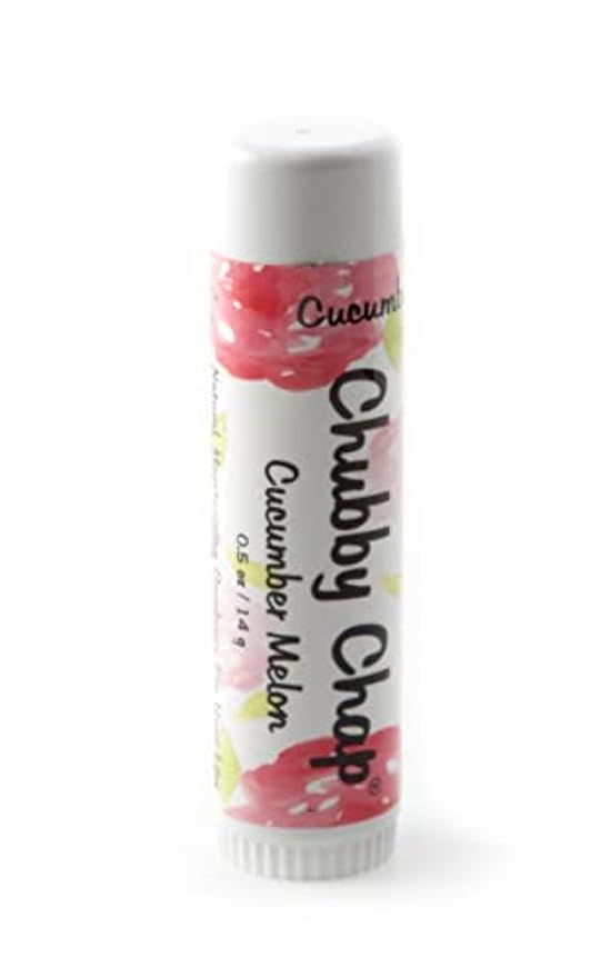Three (3x) Large Jumbo Chapstick Natural Chapstick - 1/2 Ounce Lip Balm (Cucumber Melon)-Velvo Beauty