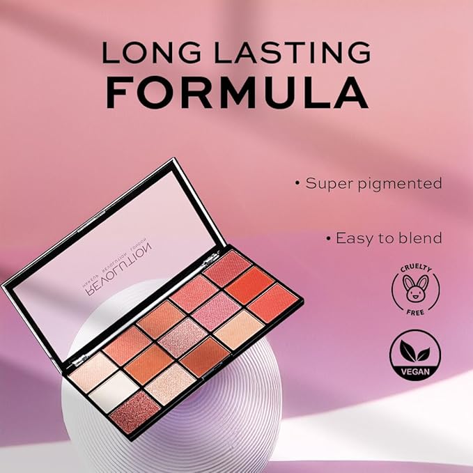 Makeup Revolution Eyeshadow Palette, Reloaded Iconic Newtrals 2, Face Make Up, Compact Eye Shadow Palette by Revolution Beauty-Velvo Beauty