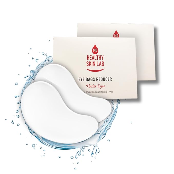 Reusable Under Eye Patches, Reduce Dark Circles, Puffy Eyes, Undereye Bags & Wrinkles - Medical-Grade Silicon Patches Reusable For Up To 3 Weeks-Velvo Beauty