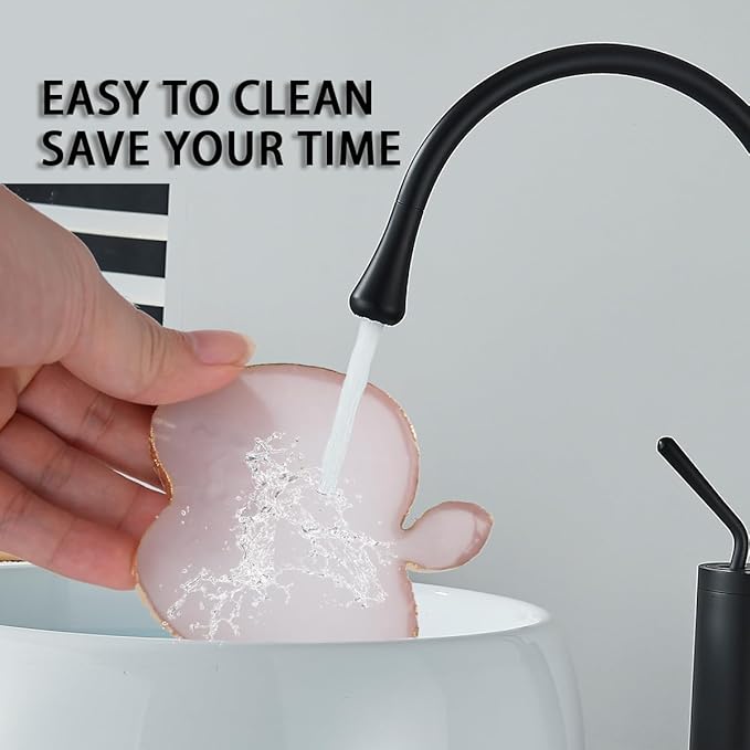 Nail Polish Palette, 2Pcs Resin Nail Art Palette, Nail Painting Mixed Color Palettes, Gold Edge Makeup Mixing Tray, Nail Supplies For Nail Techs, Nail Art Display Board(Apples)-Velvo Beauty