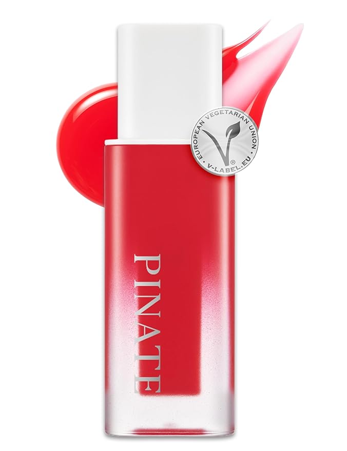 Natural Bloom Korean Lip Oil Serum 0.14 fl oz | Moisturizing Lip Booster Plumping Oil Tint Serum Enriched w/Camellia & Safflower Oils | Non-Irritating Color Changing Lip Oil (Red Camelia)-Velvo Beauty