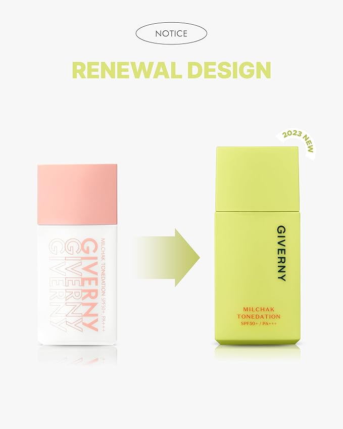 GIVERNY Milchak Tonedation – Tone Correcting Base Makeup for Covering Pores and Improving Complexion – Long-Lasting Nudie Apricot Color Finish – Evens Skin Tone, 1.01 fl.oz.-Velvo Beauty