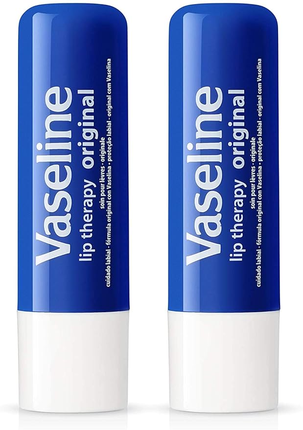 Vaseline Lip Therapy Stick with Petroleum Jelly Gift Set Includes Original, Rosy Lips and Aloe, 6 Count-Velvo Beauty
