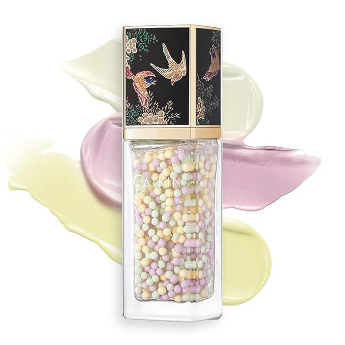 CATKIN Skin Tone Corrector Makeup Primer, Isolation Cream, 3 IN 1 Skin Tone Correcting, 73% Moisturizing Essence, Oil Control Primer For Flawless & Poreless Face Makeup Base Oil Free Formula-Velvo Beauty