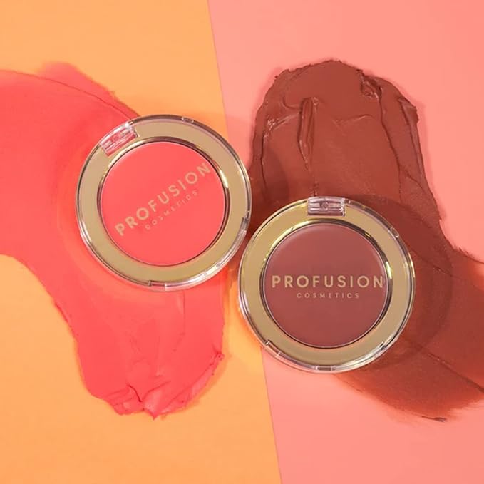 Profusion Cosmetics Cream Blush- Lightweight, Easy-Blend Creamy Texture, Soft, Natural Satin Finish Creating a Natural and Charming Makeup (Hibiscus, 1)-Velvo Beauty