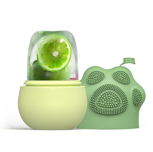 Ice Face Roller, Joyeee Silicone Ice Roller For Face and Eyes Puffiness Relief Reusable Face Ice Cubes Migraine Pain Relief Facial Ice Mold Skincare Tools Gifts for Women Beauty-Velvo Beauty