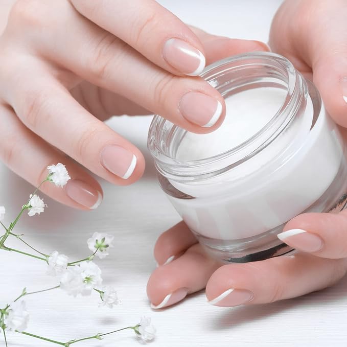 Lil Ray 1 oz Round Transparent Glass Jar with Inner Liners and Gold Lid (12pcs)-Velvo Beauty