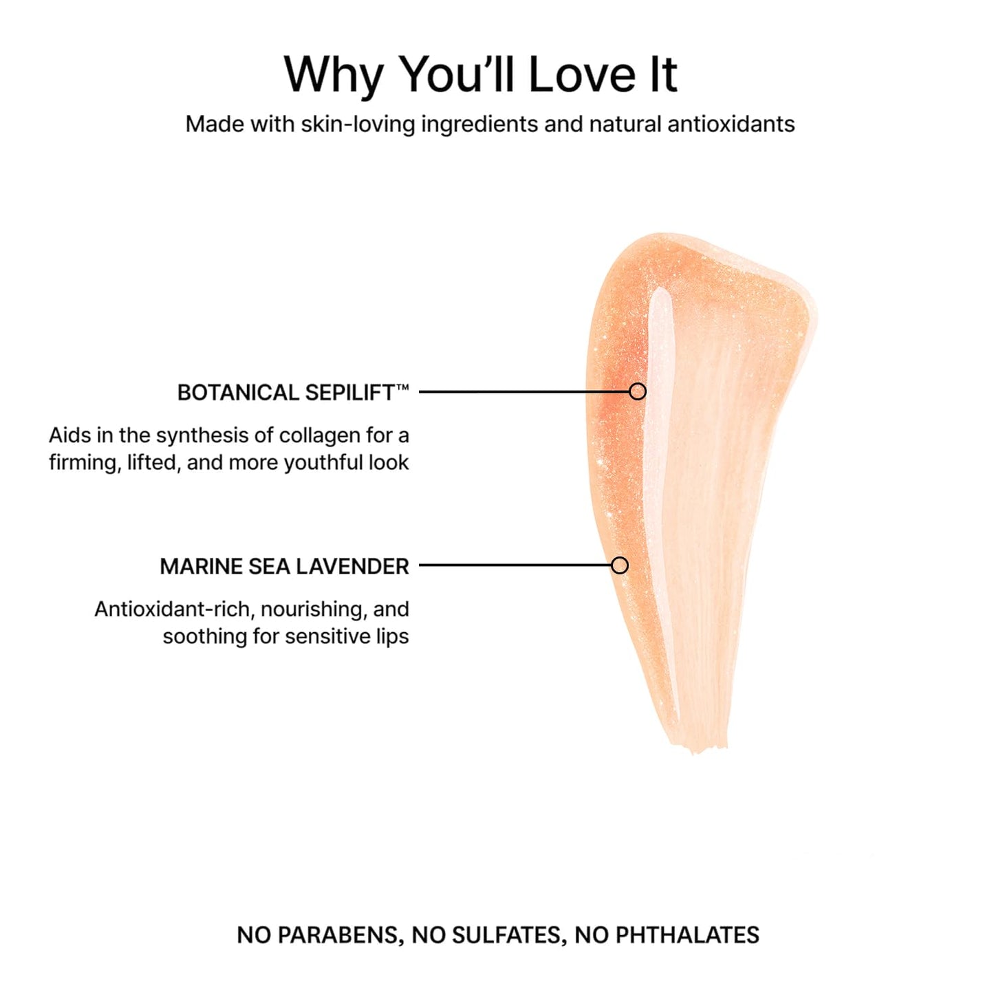 Jillian Dempsey Lip Gloss: Enhance, Hydrate & Smooth Lips with Firming & Plumping Benefits, Vegan, 12ml | Golden Pearl-Velvo Beauty