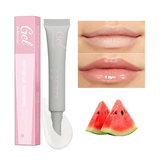 Glow Lip Balm, Hydrating Moisturizing Lip Balm for Dry Cracked Lips, Sheer Tint Color, Shiny Glossy, Long Lasting Lip Moisturizer Nourishing Lip Care Lip Repair Gel Peptide Lip Treatment ChapStick-02#-Velvo Beauty