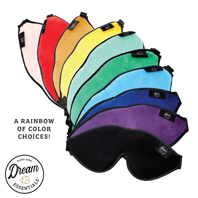 Wild Essentials® Escape Luxury Plush 3D Sleep Mask Kit with Molded Eye Cavities, Nose Bridge for Light Block, Soft Foam Cushion, Earplugs and Carry Pouch, Gift Set, Travel (Peacefully Pink)-Velvo Beauty