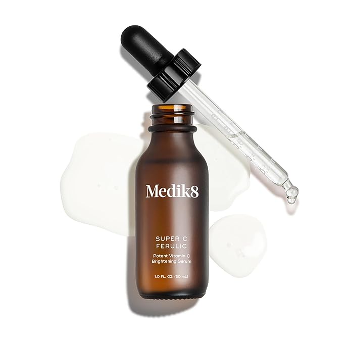 Medik8 Super C Ferulic - 30 Percent Ethylated L-Ascorbic Acid Vitamin C Serum - Face Serum with Vitamin E and Ferulic Acid - Gluten Free - 1.0 oz-Velvo Beauty