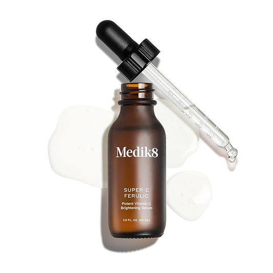 Medik8 Super C Ferulic - 30 Percent Ethylated L-Ascorbic Acid Vitamin C Serum - Face Serum with Vitamin E and Ferulic Acid - Gluten Free - 1.0 oz-Velvo Beauty