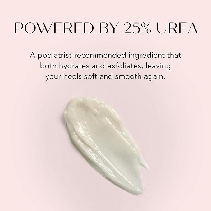 Luxury Foot Cream for Dry Cracked Heels | 25% Urea Cream for Feet with Vitamin E | Foot Moisturizer & Cracked Heel Treatment | Naturally Scented, Paraben and Phthalate Free-Velvo Beauty