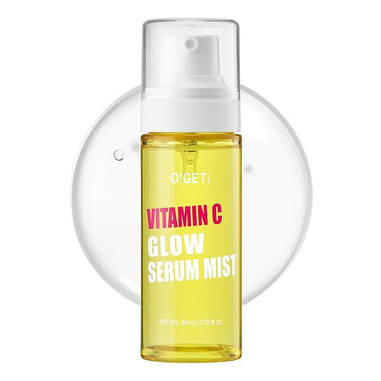 Vitamin C Serum Mist | Vitamin C, Hyaluronic acid, Moisturizing mist for face, all skin type, Korean skincare, for men and women, 2.70 Fl.Oz (80ml)-Velvo Beauty