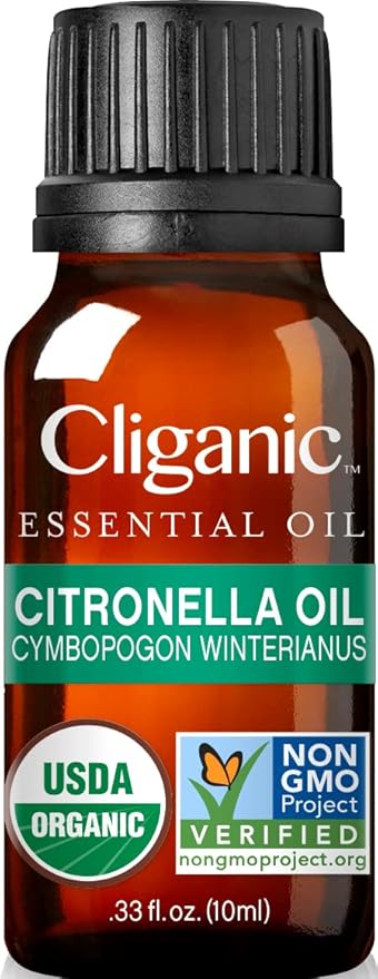 Cliganic Organic Citronella Essential Oil, 100% Pure Natural for Aromatherapy | Non-GMO Verified-Velvo Beauty