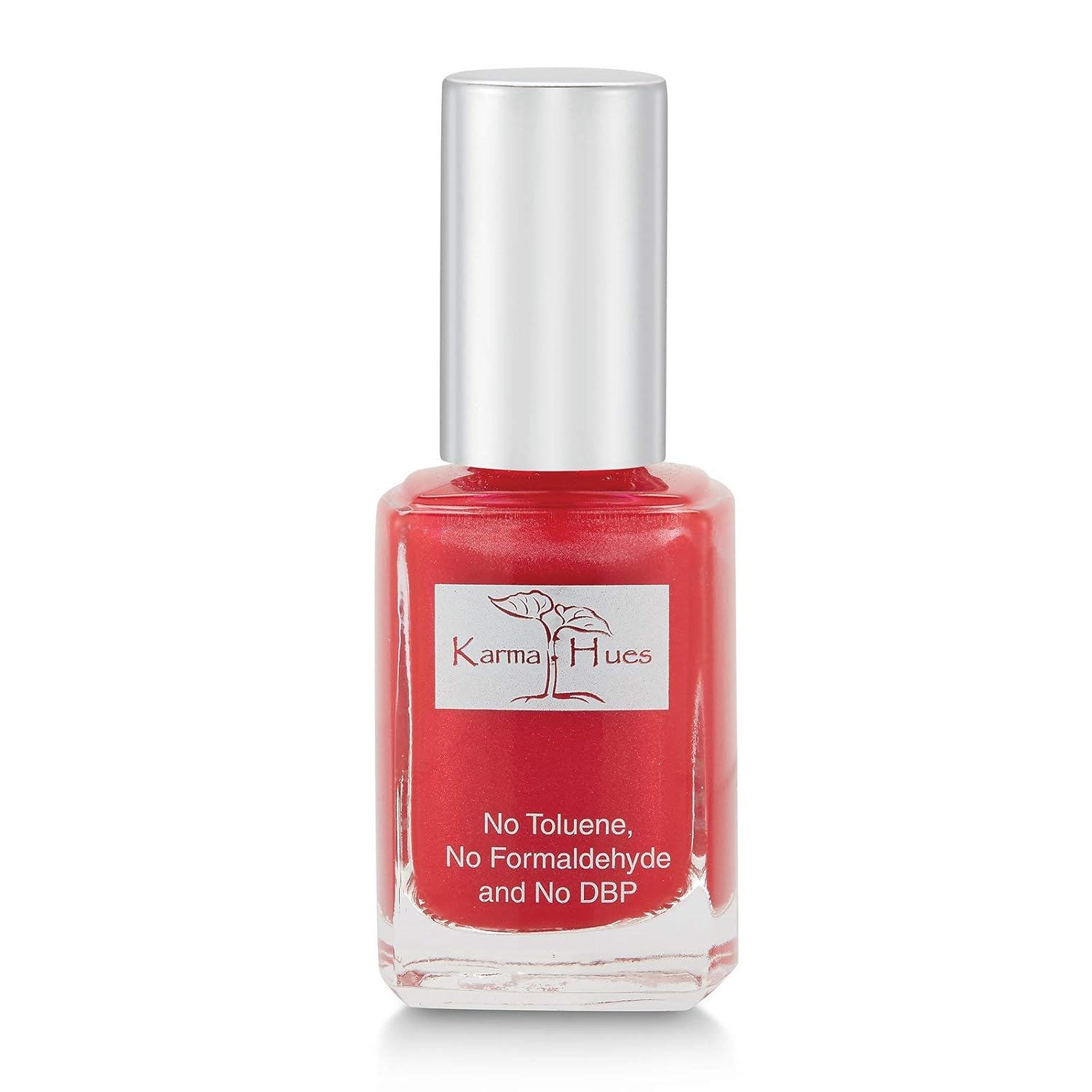 Karma Organic Natural Nail Polish-Non-Toxic Nail Art, Vegan and Cruelty-Free Nail Paint (LITTLE RED DRESS)-Velvo Beauty