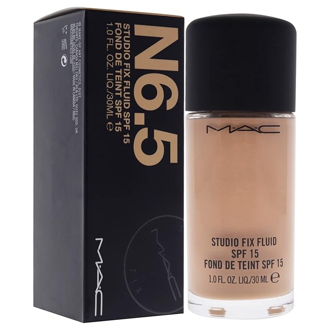 MAC Studio Fix Fluid SPF 15 - N6.5 Foundation Women 1 oz-Velvo Beauty