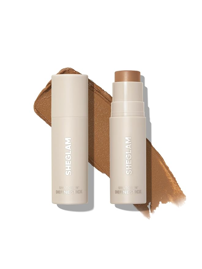 SHEGLAM Snatch 'n' Define Cream Contour Stick Long Lasting Highly Pigmented Sweat Proof Face Bronzer Makeup - Golden Sun-Velvo Beauty