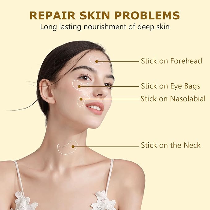 COSMETIC |24k Gold Vitality-Fill Hydra-Gel Eye Patches | Anti-Aging Under-Eye Patches, Help Boosting Lift & Firm the Look of the Eye Area-Velvo Beauty