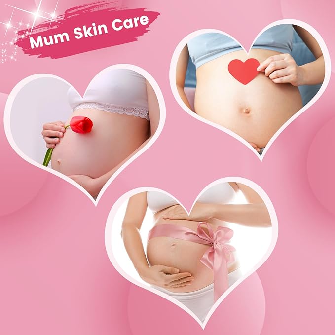 Stretch Mark Cream for Pregnancy - Brightening and Moisturizing with Collagen and Avocado Extract - Promotes Skin Elasticity and Fades Postpartum Stretch Marks - for Use on The Tummy, HIPS - 3.38 oz-Velvo Beauty