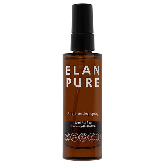 Face Tanning Mist, Organic Ingredients, Sunless Self Tanner, Bronzing, Hydrating, Steak-Free, Long Lasting Glow-Velvo Beauty