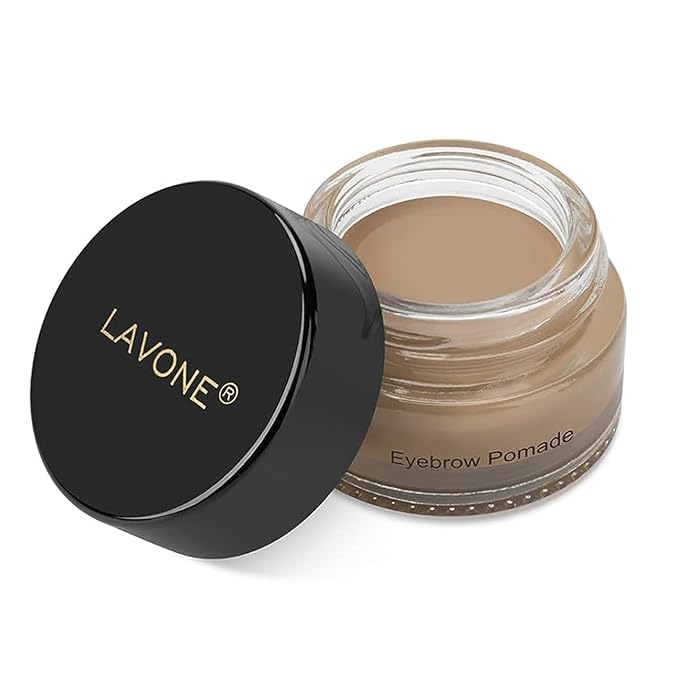 Eyebrow Pomade - Waterproof Brow Pomade for Long-lasting Results,Smudge Proof and Sweat Resistant Formula,Natural Eyebrow Makeup for All Skin Types and Tones - Taupe-Velvo Beauty