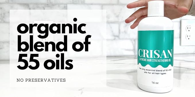 CRISAN 16oz Extreme Hair Growth and Strengthening Oil for Men and Women (16 fl oz)-Velvo Beauty