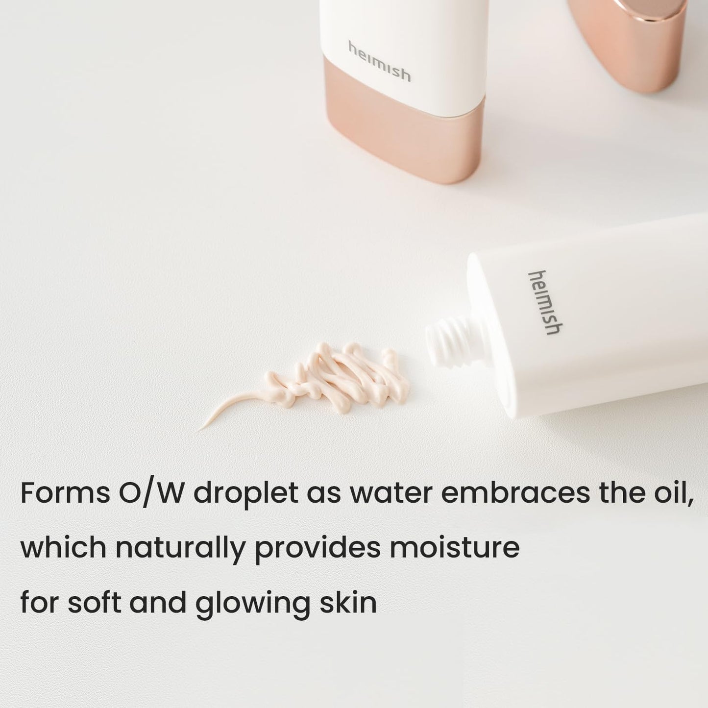 HEIMISH Artless Glow Base 1.35fl.oz/40ml, Multipurpose Makeup Base, Primer, Highlighter, Tone Up Sunscreen for face, Lightweight, Non-greasy, Hydrating, Natural Finish with SPF 50+ PA++++-Velvo Beauty