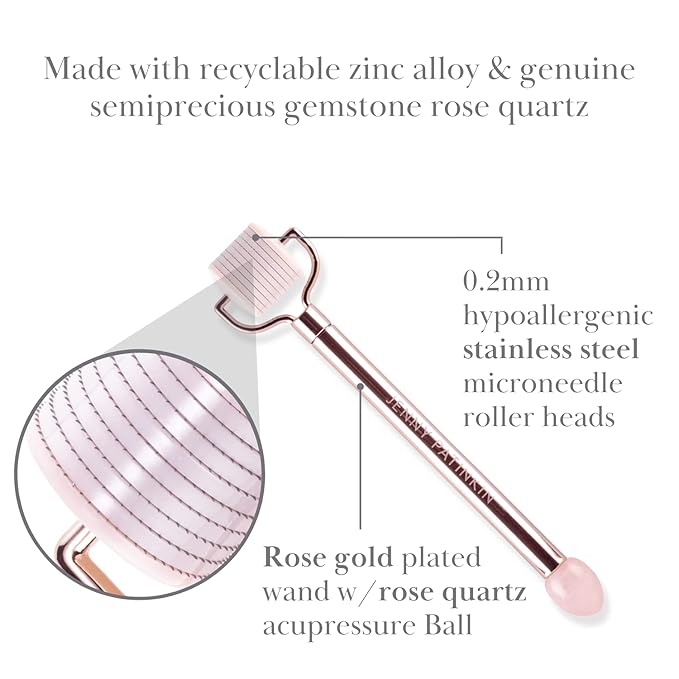 Rose On Rose Derma Roller by Jenny Patinkin-Velvo Beauty