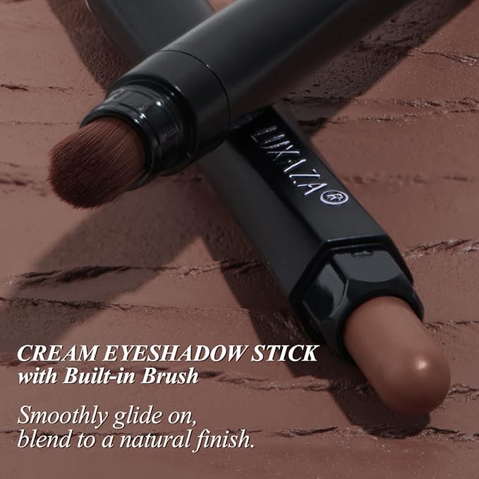 6PCS Neutral Eyeshadow Stick Makeup Set, Matte Cream Eye Shadow Eyeliner Brightener Pencil Crayon - B3 Iced Oat-Velvo Beauty