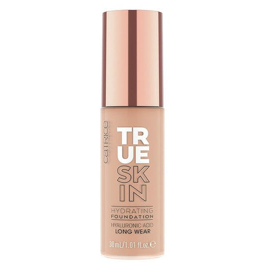 Catrice | True Skin Hydrating Foundation | Lightweight Buildable Coverage with Hyaluronic Acid and Watermelon Seed Oil | Vegan & Cruelty Free (043 | Neutral Macchiato)-Velvo Beauty