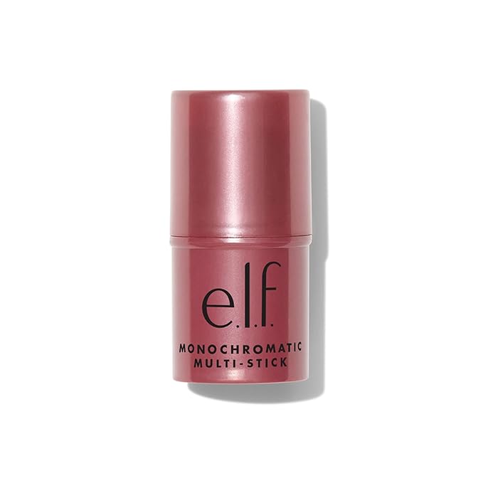 e.l.f. Monochromatic Multi Stick, Luxuriously Creamy & Blendable Color, For Eyes, Lips & Cheeks, Luminous Berry, 0.155 Oz (4.4g)-Velvo Beauty