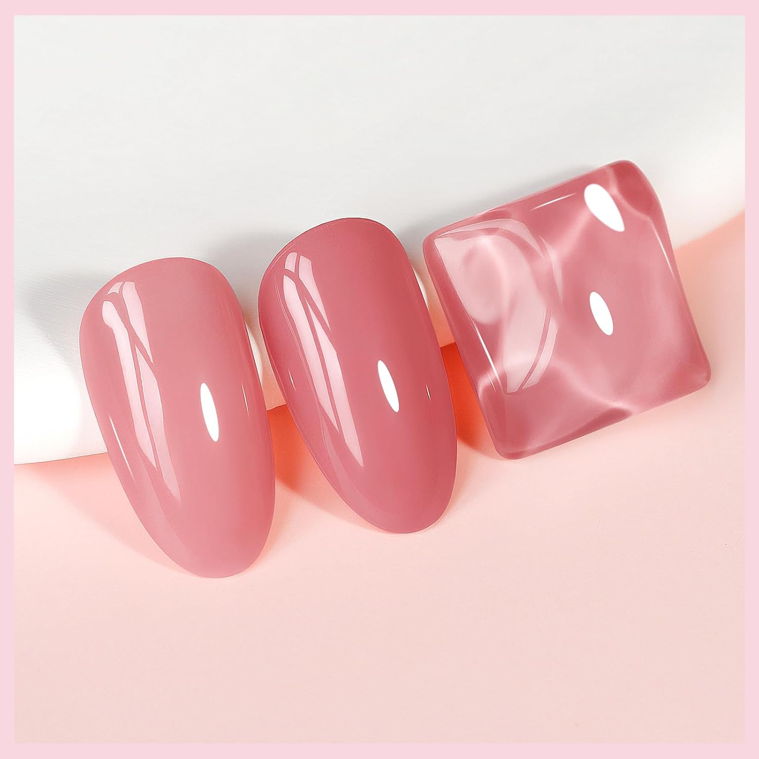 Nail Polish Quick Dry Pink Nail Lacquer Sheer Color, Regular Fast Drying Fingernail Polish Bulk Non Gel Long-Lasting DIY Salon Gift For Women-Velvo Beauty