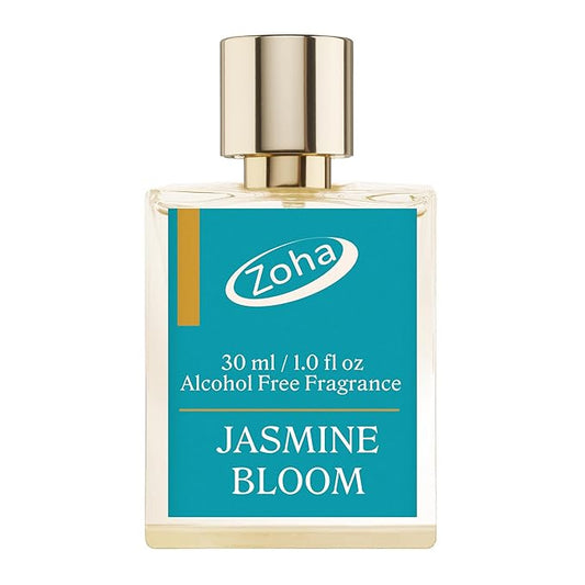 Zoha Jasmine Bloom - Jasmine Perfume for Women and Men, Alcohol Free Perfume Oil Roll On and Fragrance Mist-Velvo Beauty