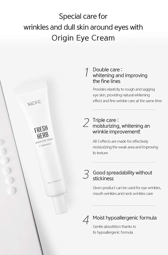 NACIFIC] FRESH HERB ORIGIN EYE CREAM-Velvo Beauty