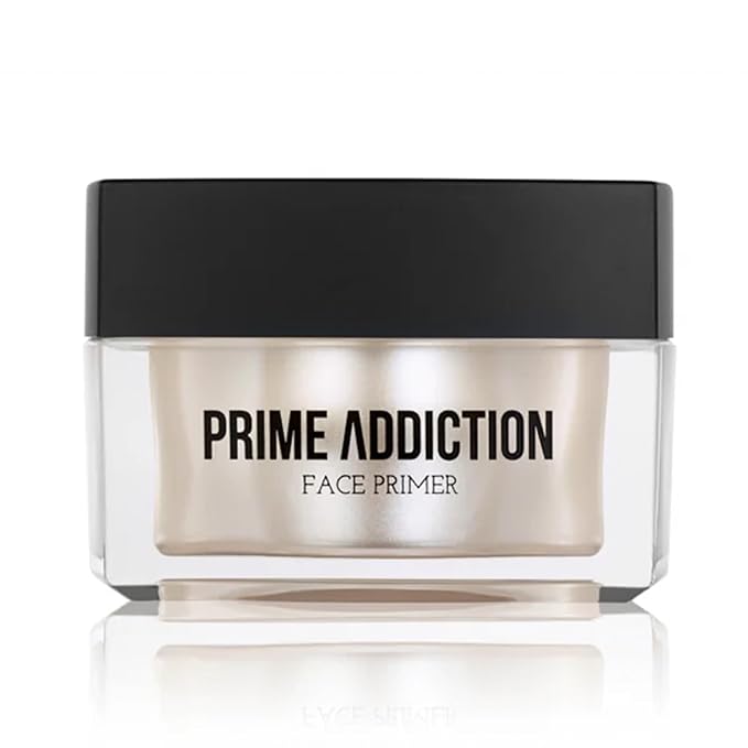 Frankie Rose Cosmetics Prime Addiction Face Primer – Perfect for Dry, Sensitive, Combination, Normal & Oily Skin – Moisturizing, Nourishing & Colorless Makeup Primer - 1.05 oz. (30 grams)-Velvo Beauty