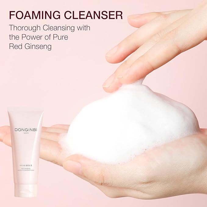 Donginbi Red Ginseng Moisturizing & Firming Set EX, Anti-Aging Korean Skin Care, Routine Kits for Smooth, Radiant Skin-Velvo Beauty