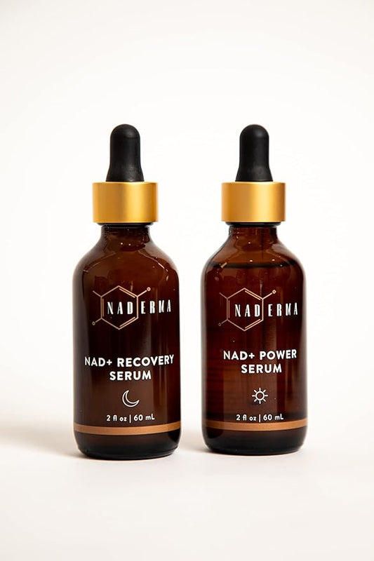 Naderma Serum Set (NAD+ Power Serum and NAD+ Recovery Serum)-Velvo Beauty