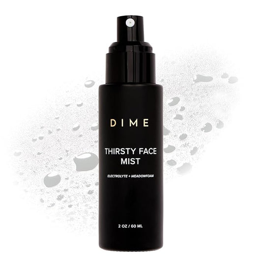 Dime Beauty Thirsty Face Mist with Electrolytes, Meadowfoam, and Sea Buckthorn, Hydrating Facial Spray, 2 oz / 60 ml-Velvo Beauty