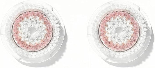 Brush Head Replacement Compatible with Clarisonic Mia 1, Mia 2, Mia Fit, 2 Pack, Radiance Facial Cleansing Brush-Velvo Beauty