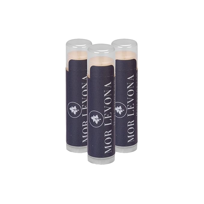 Organic Hemp Lip Balm - USDA Certified Organic All Natural Lip Balm - Hemp Lip Moisturizer Soothes, Hydrates, Nourishes, and Protects Dry, Chapped Lips - Natural Vanilla Flavor (3-Pack)-Velvo Beauty