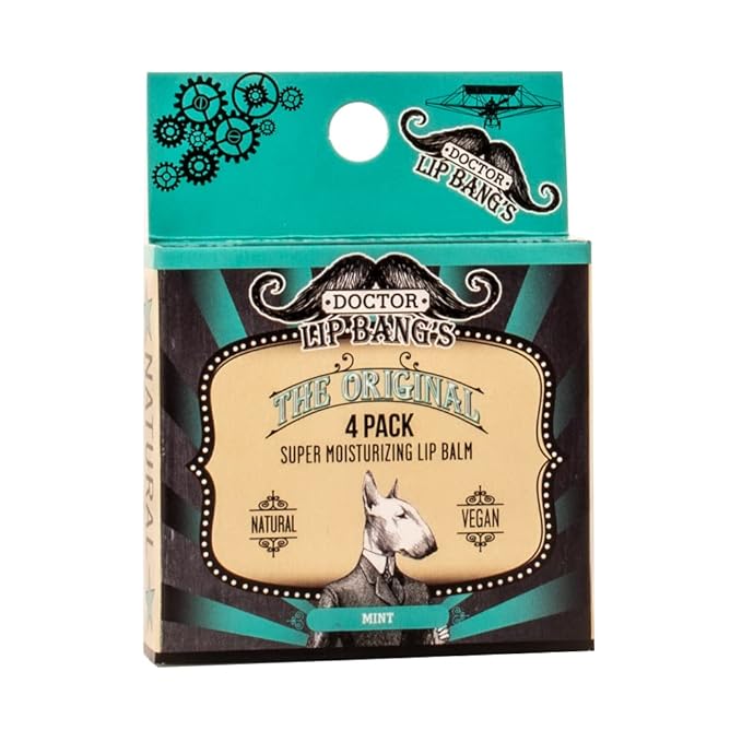 Super Moisturizing Lip Balm | 4 Pack | Mint-Velvo Beauty