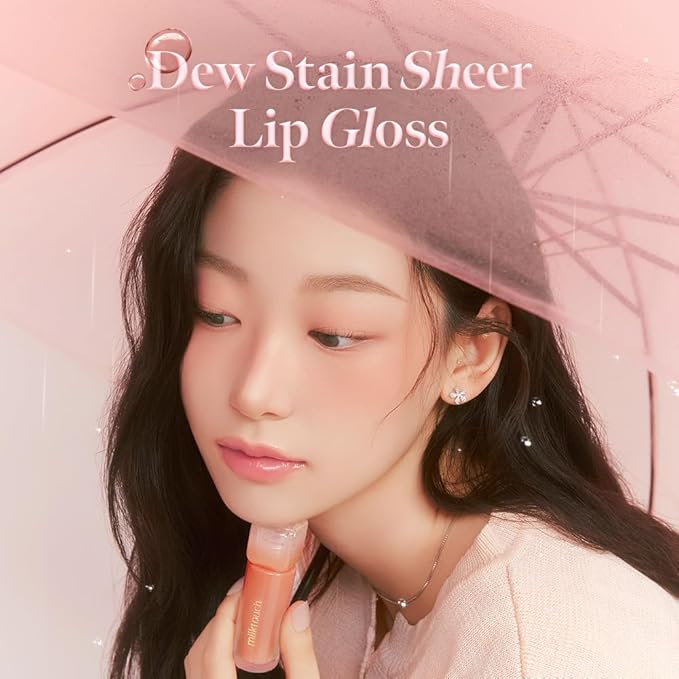 MILKTOUCH Dew Stain Sheer Lip Gloss (07 Mauve Shower, 0.14 Fl Oz (Pack of 1))-Velvo Beauty