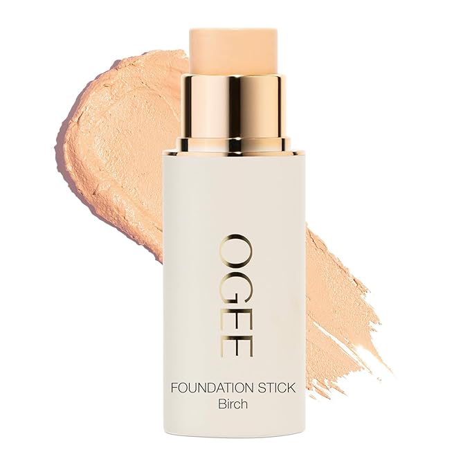 Ogee Sculpted Complexion Foundation Stick (Birch 0.25N - Fair, Neutral Undertones) Full Coverage Foundation Makeup - Instantly Balance & Even Complexion - 70% Organic Ingredients-Velvo Beauty